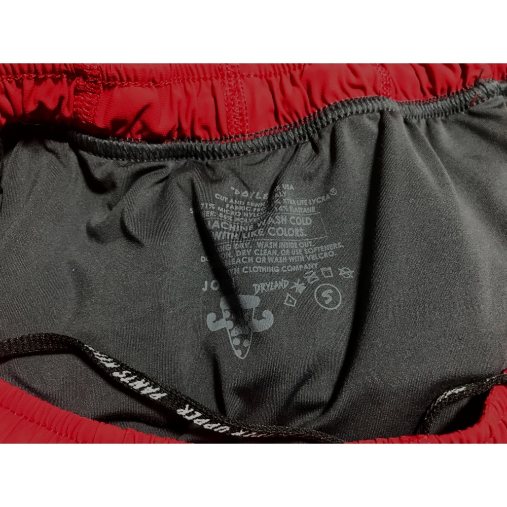 Jolyn Women's Athletic Shorts Size Small RED Lined - Picture 5 of 5